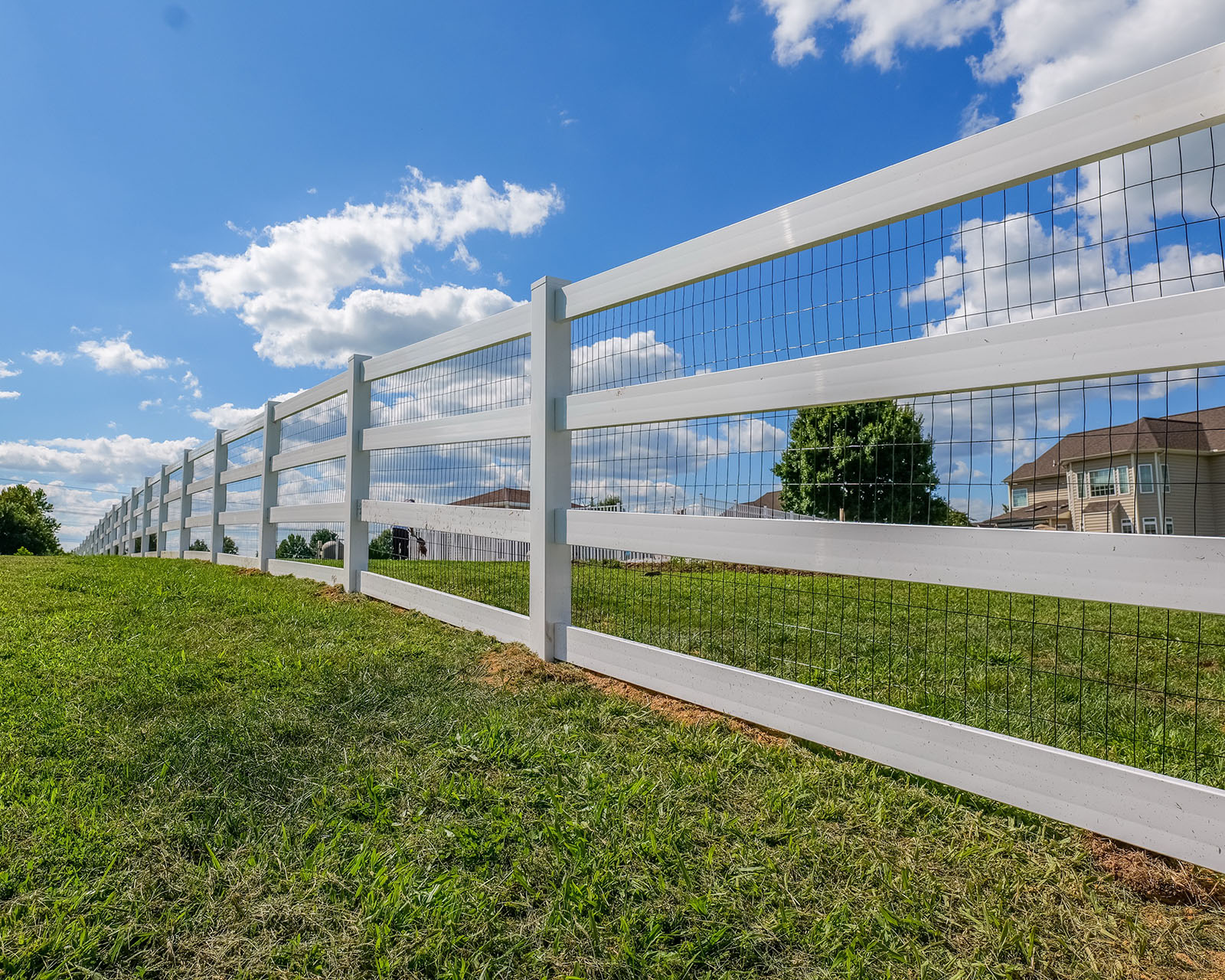 Custom ornamental gate installation