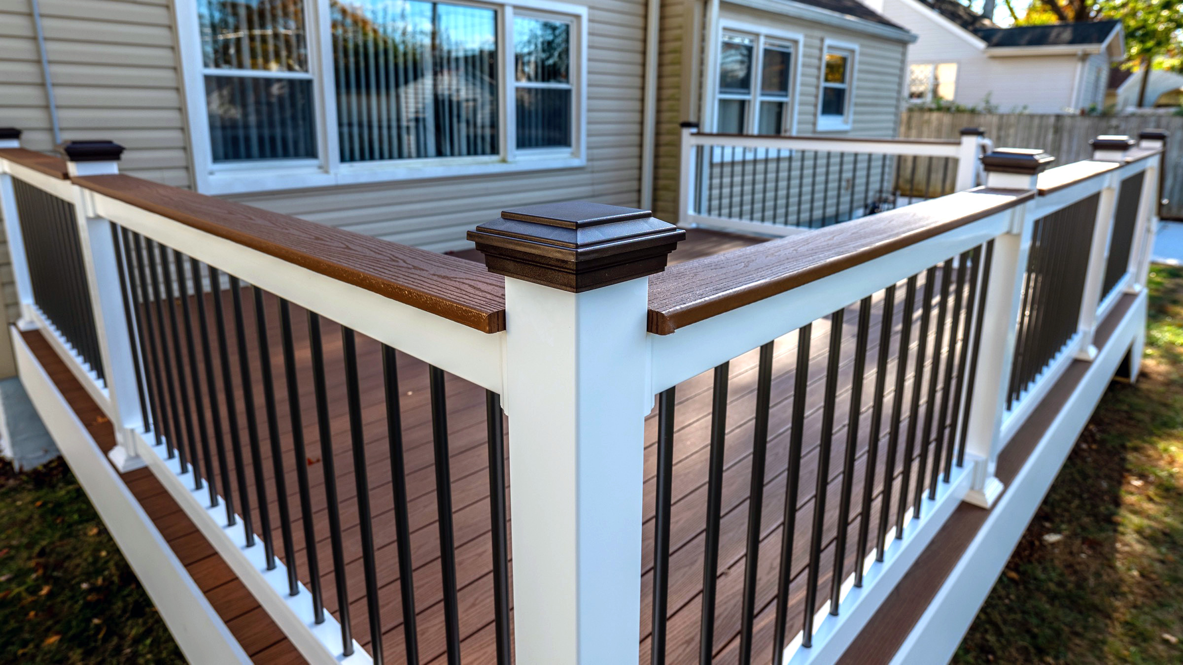 Composite deck and patio