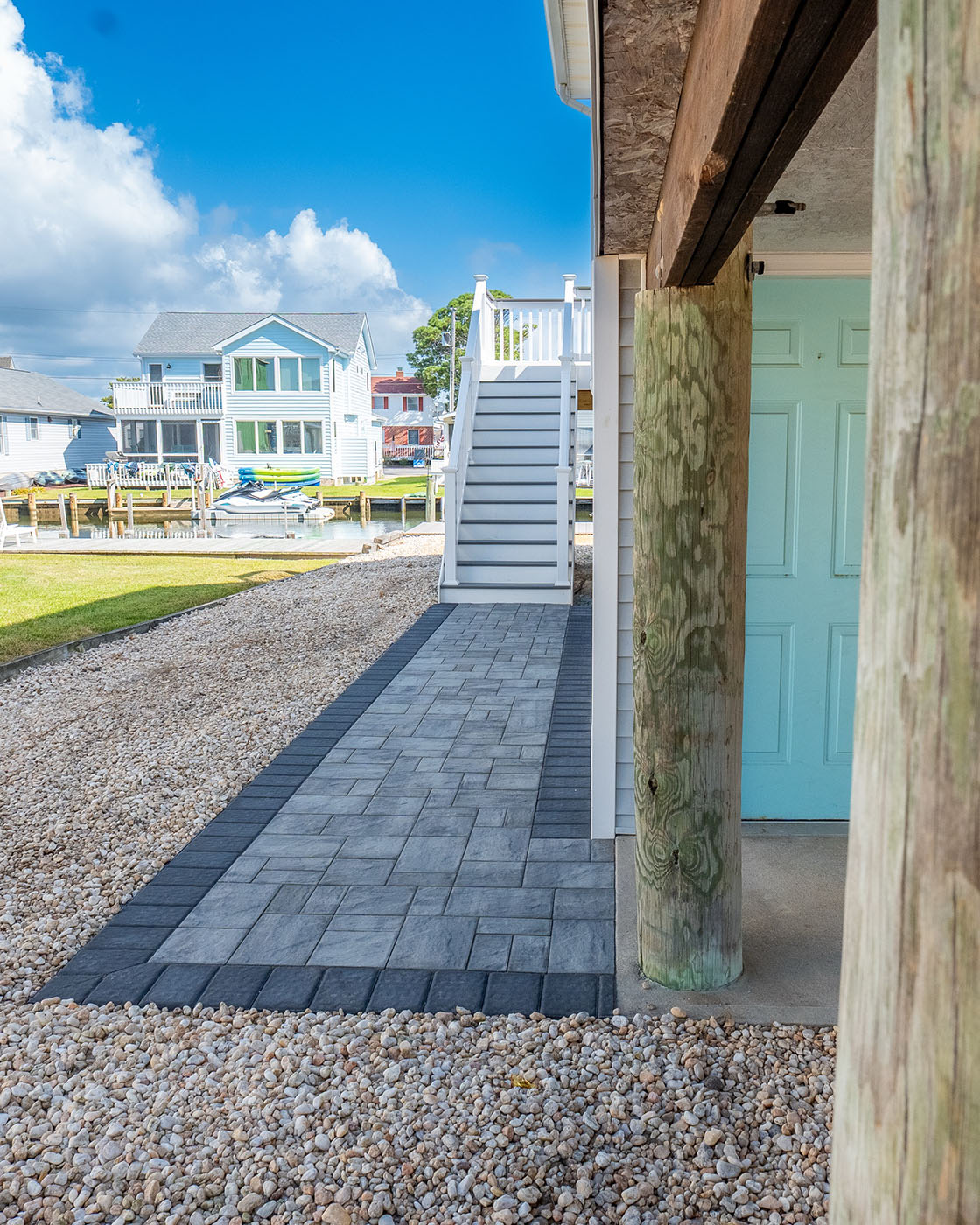 Composite deck and patio