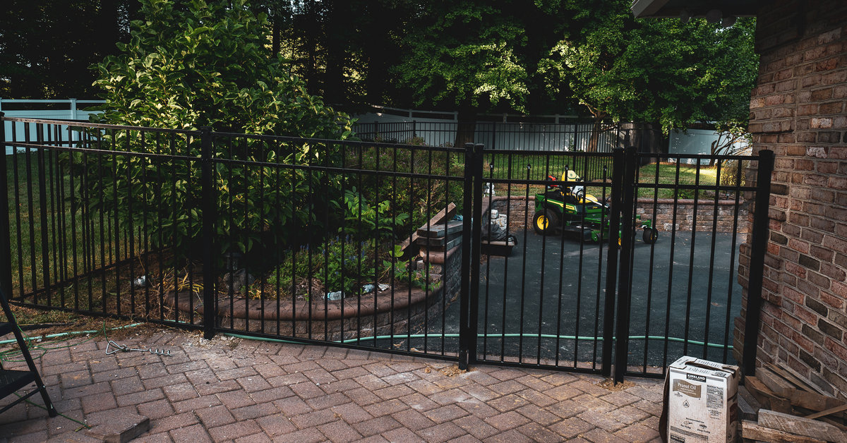 Ornamental iron gate Brackenville Road Delaware