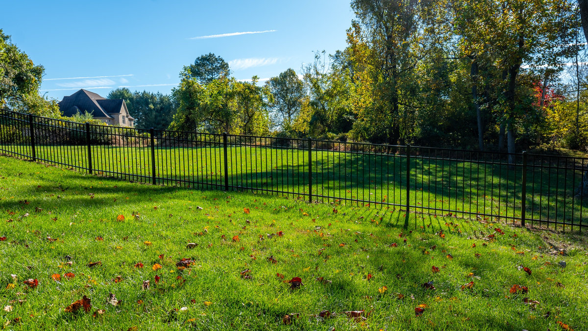 Black aluminum ornamental fence Greenville Delaware