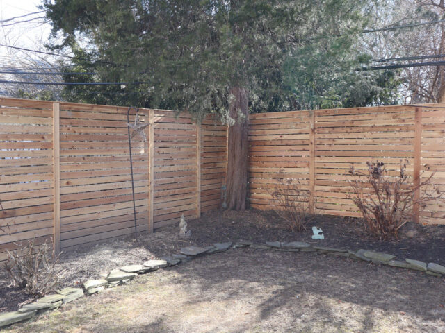 W 18th Street Wood Fence – 1