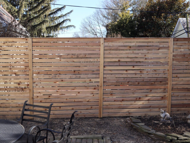 W 18th Street Wood Fence – 2