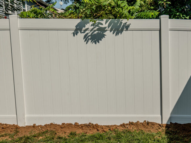 White Vinyl Fence – 5