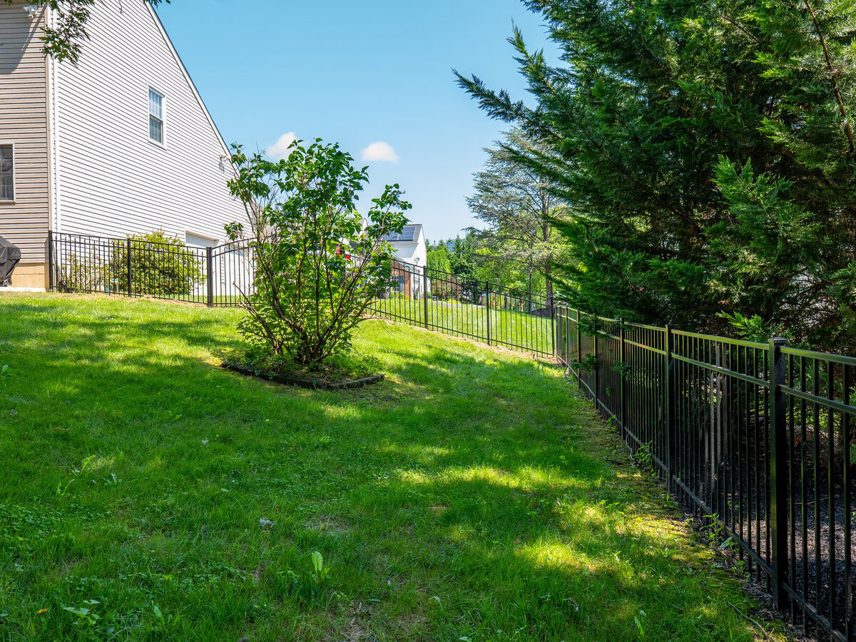 Black ornamental iron fence Delaware