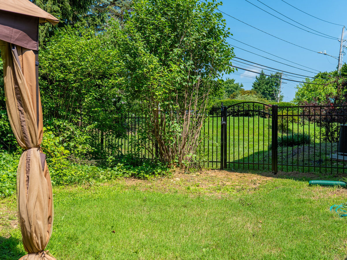 Black ornamental iron fence Delaware