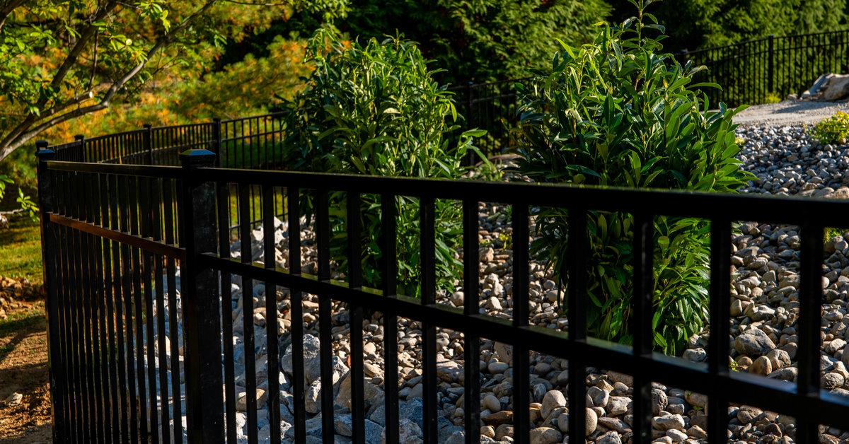 Ornamental iron fence Owls Nest Delaware