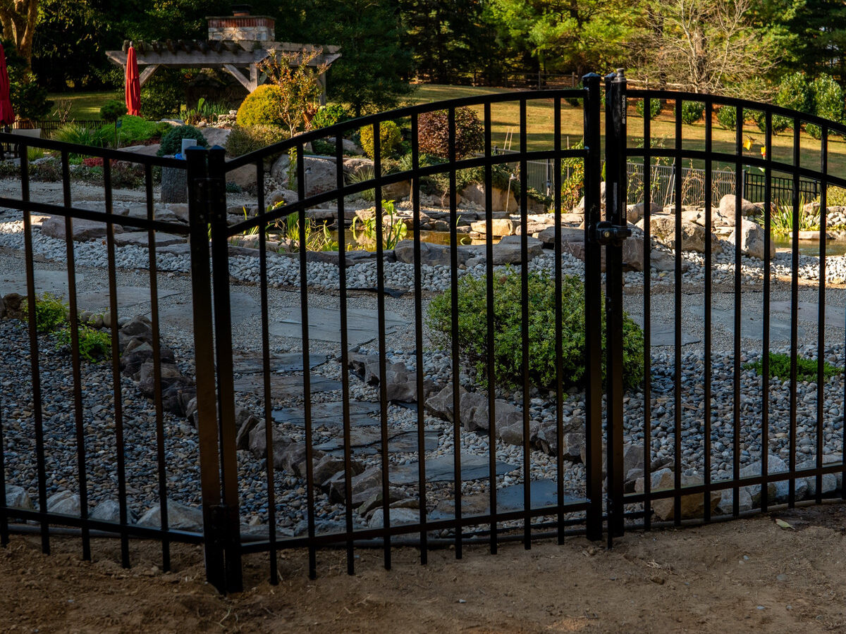 Ornamental iron fence Owls Nest Delaware