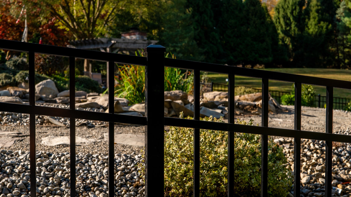 Ornamental iron fence Owls Nest Delaware