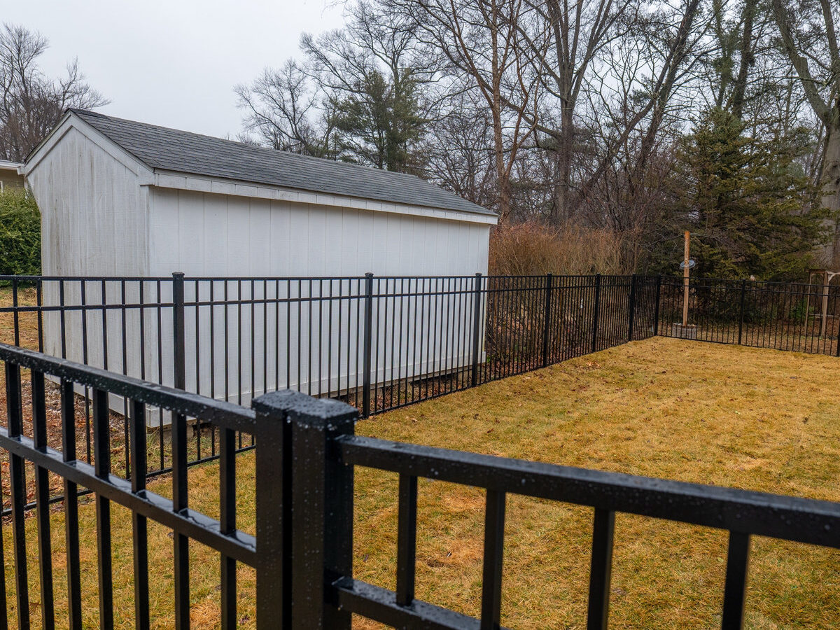 Ornamental iron fence gate Delaware