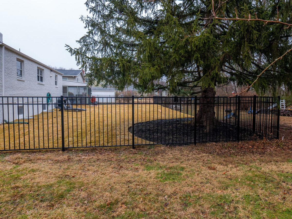 Ornamental iron fence gate Delaware