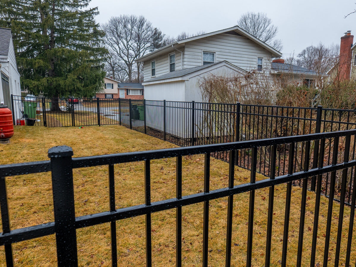 Ornamental iron fence gate Delaware