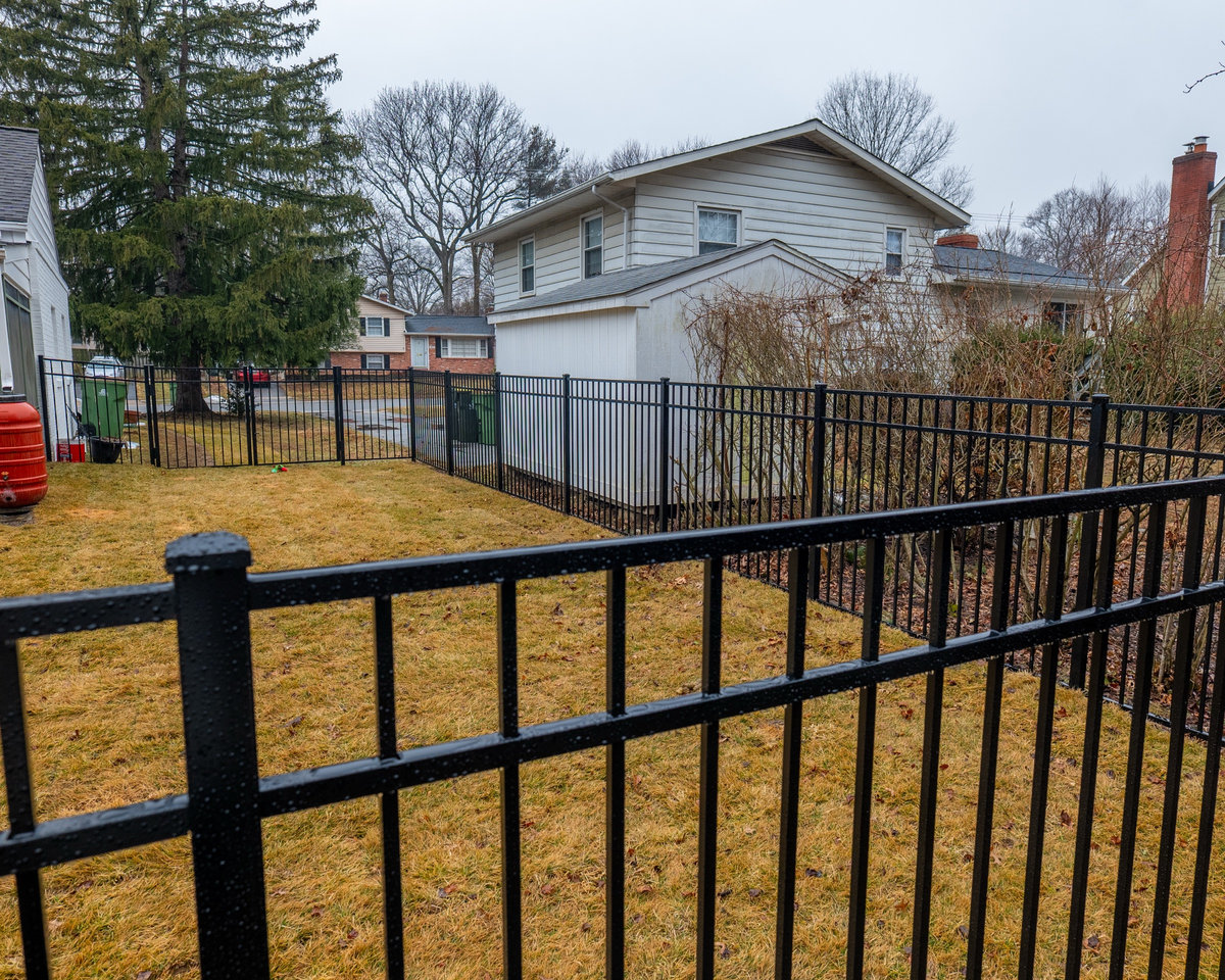 Ornamental iron fence gate Delaware