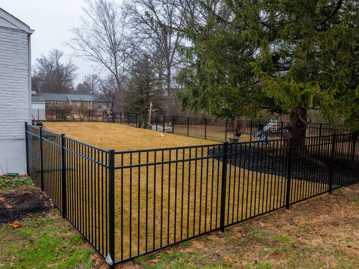 Ornamental iron fence gate Delaware