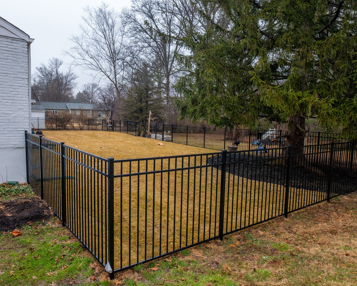 Ornamental iron fence gate Delaware