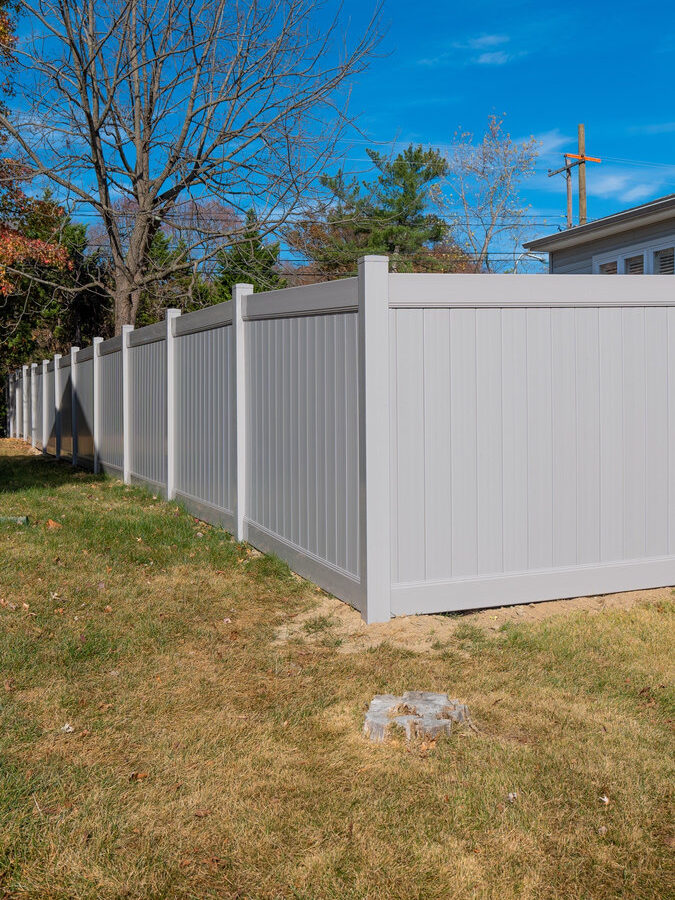 White vinyl fence Robscott Turn Newark Delaware