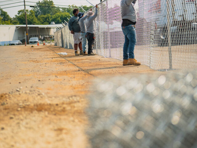 Commercial chain link fence Stanton Yard Delaware