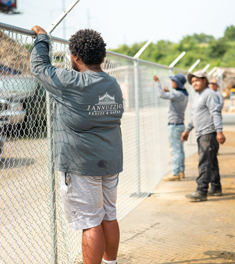 Commercial chain link fence Stanton Yard Delaware