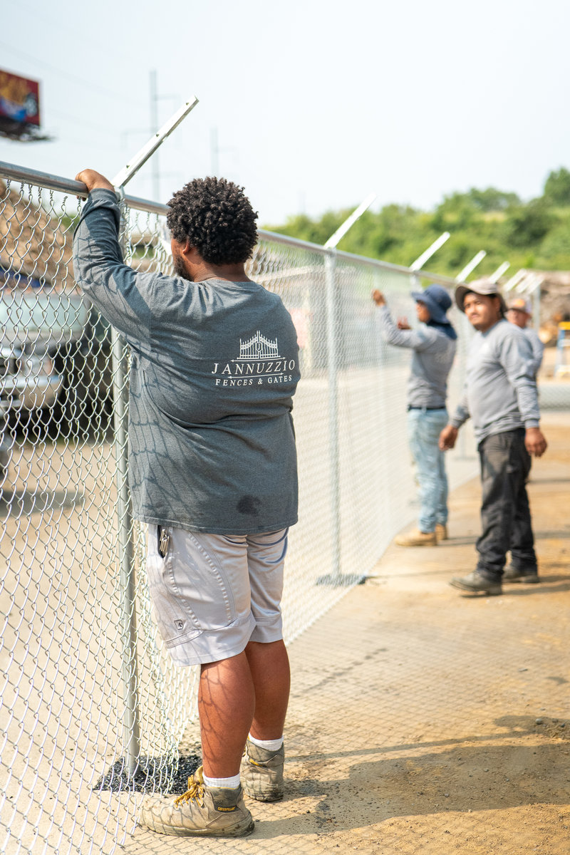 Commercial chain link fence Stanton Yard Delaware