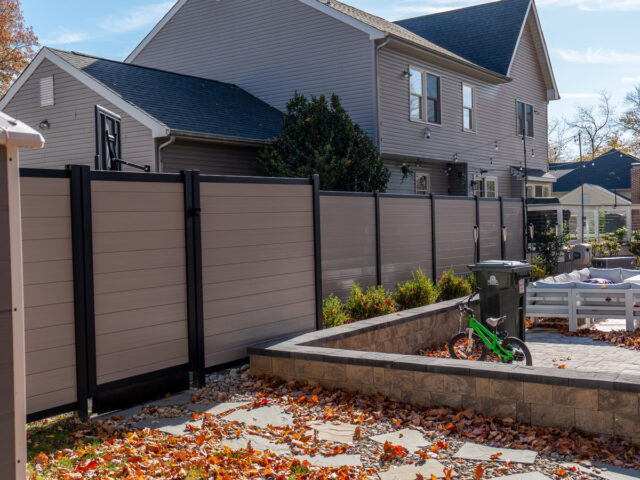 White vinyl fence Cullen Way Newark Delaware