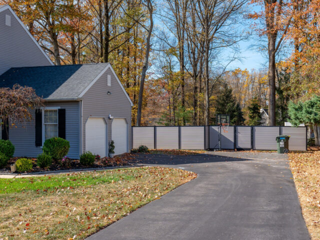 White vinyl fence Cullen Way Newark Delaware