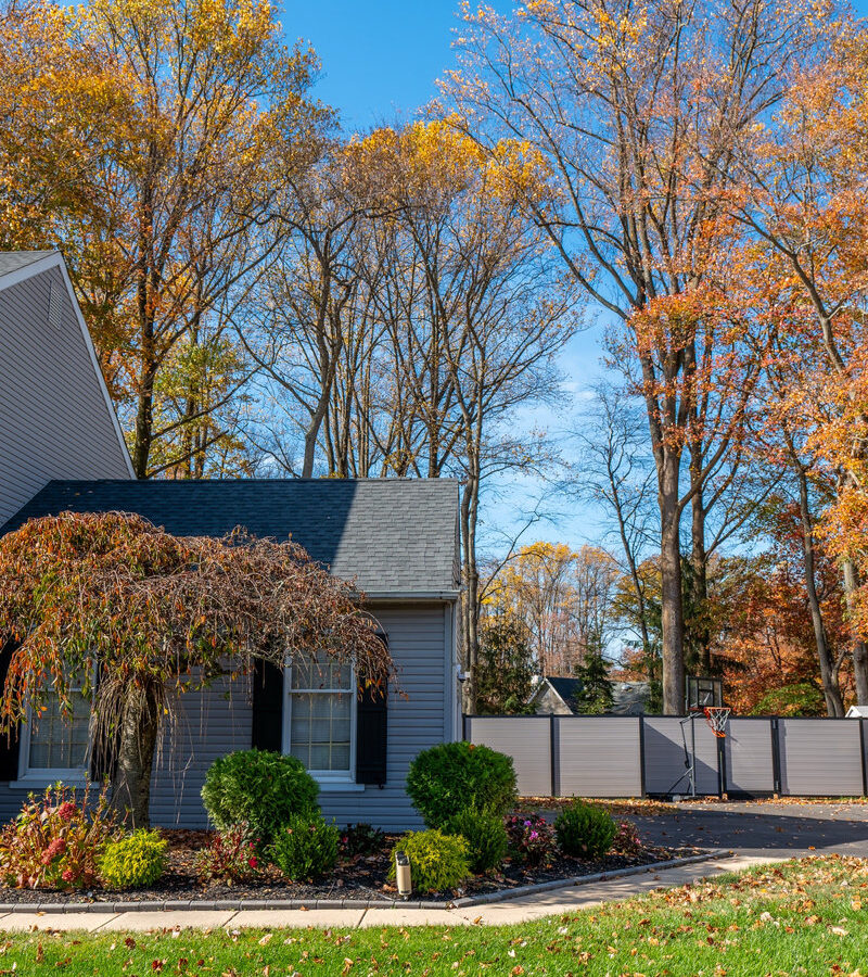 White vinyl fence Cullen Way Newark Delaware